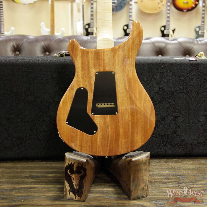 PRS Wood Library Artist Package Custom 24 Fatback Flame Maple Neck African Blackwood Board Blue Fade - Image 14