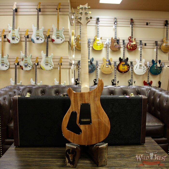 PRS Wood Library Artist Package Custom 24 Fatback Flame Maple Neck African Blackwood Board Blue Fade - Image 15