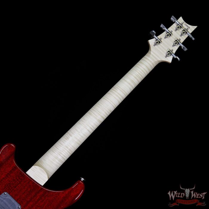 PRS Wood Library Artist Package Custom 24 Floyd Rose Flame Maple Top Neck & Board Charcoal Cherry Burst - Image 12