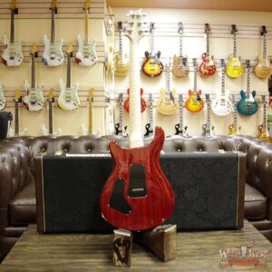 PRS Wood Library Artist Package Custom 24 Floyd Rose Flame Maple Top Neck & Board Charcoal Cherry Burst - Image 15