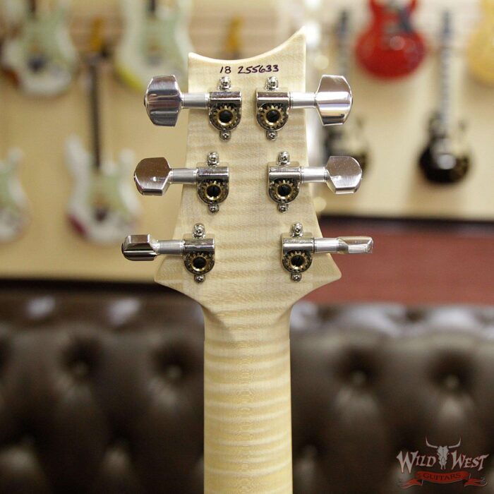 PRS Wood Library Artist Package Custom 24 Floyd Rose Flame Maple Top Neck & Board Charcoal Cherry Burst - Image 13