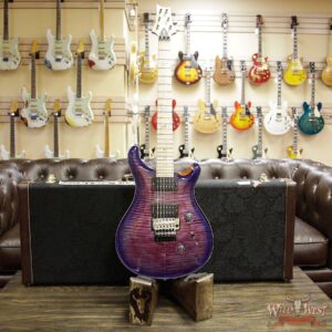 PRS Wood Library Artist Package Custom 24 Floyd Rose Flame Maple Top Neck & Board Violet Blue Burst - Image 11