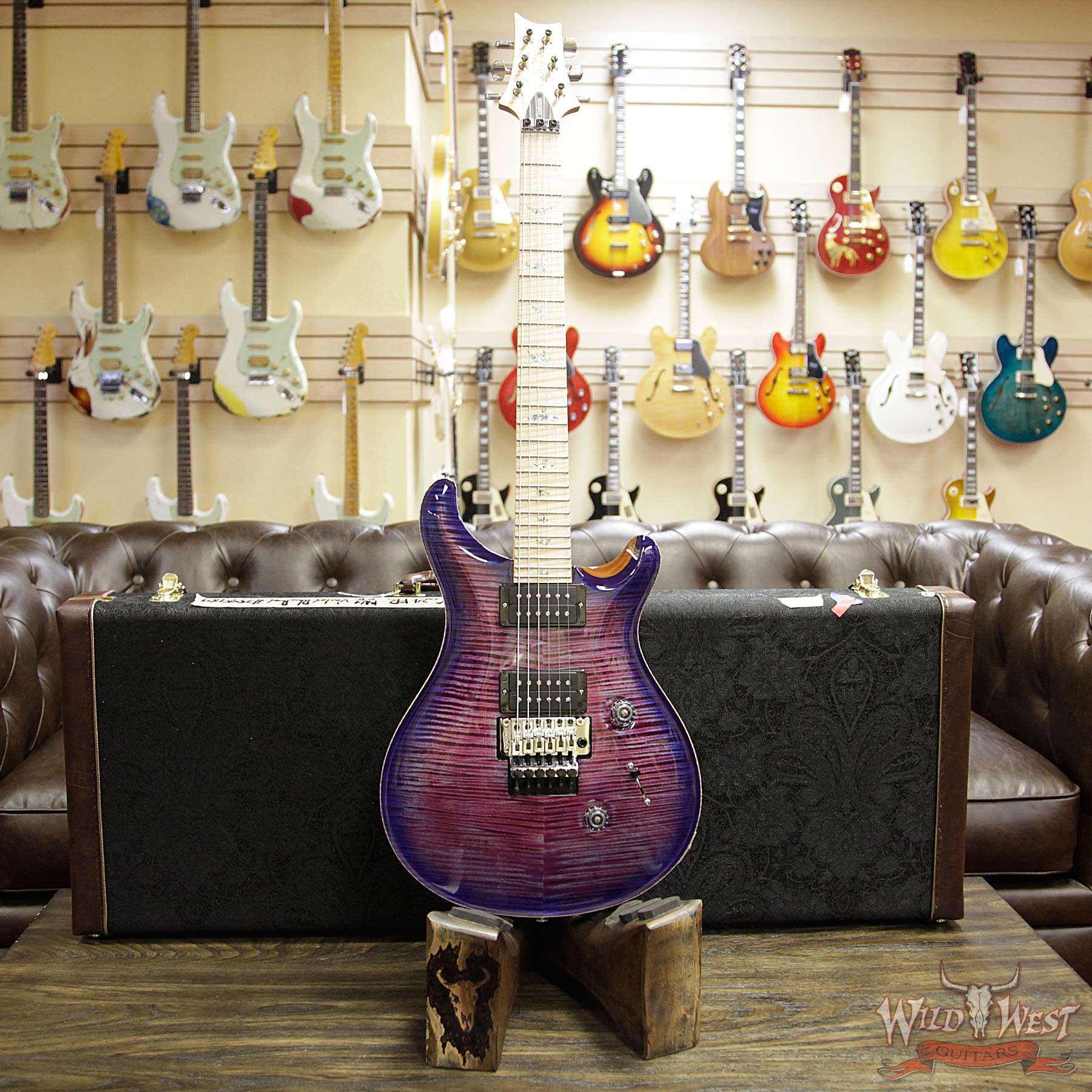 prs-wl-ap-ft-cu24fr-fnfb-violetblueburst-254989-d2__wwg.jpg PRS Wood Library Artist Package Custom 24 Floyd Rose Flame Maple Top Neck & Board Violet Blue Burst - Image 11