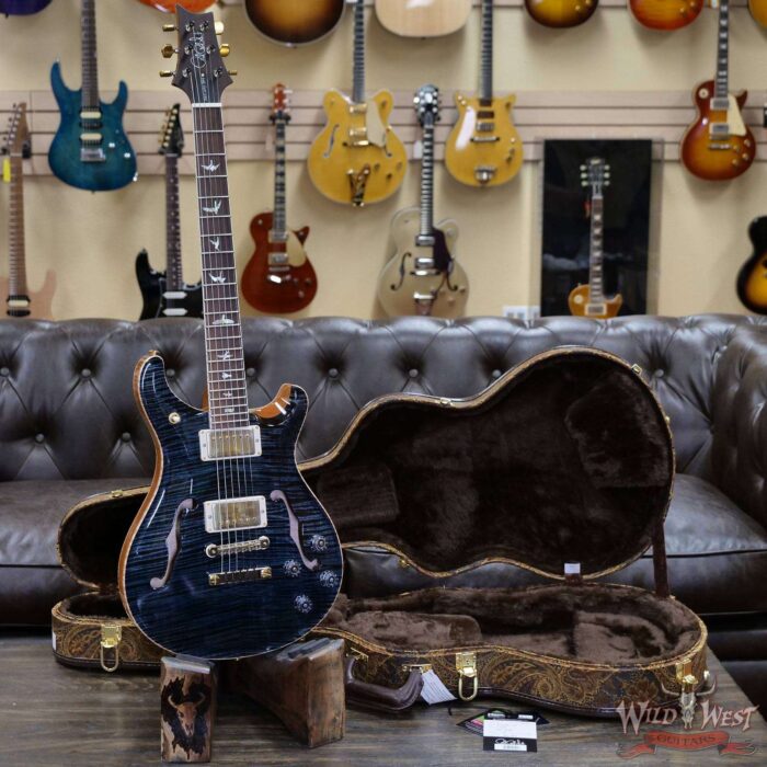 PRS Wood Library Artist Package McCarty 594 Hollowbody II Brazilian Rosewood Board Slate Blue - Image 7