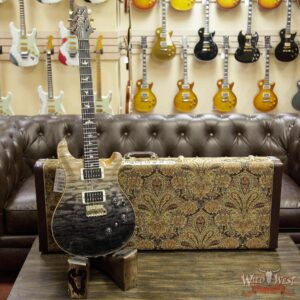 PRS Wood Library Artist Package Quilt Top Custom 24 Piezo P24 Brazilian Rosewood Board Grey Black Fade - Image 9