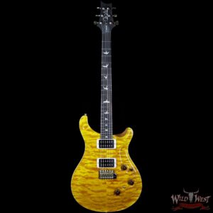 PRS Wood Library Artist Package Quilted Top Custom 24 Piezo P24 Brazilian Rosewood Board Santana Yellow - Image 4