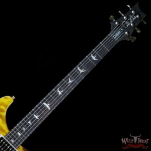 PRS Wood Library Artist Package Quilted Top Custom 24 Piezo P24 Brazilian Rosewood Board Santana Yellow - Image 8