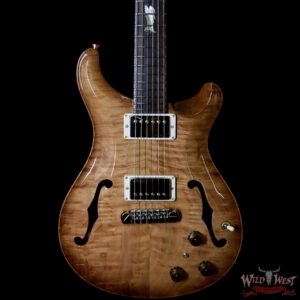 2018 PRS Private Stock 7155 Hollowbody I Piezo HBI Figured Cedar Top Brazilian Rosewood Fretboard Natural - Image 3