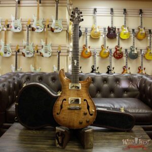 2018 PRS Private Stock 7155 Hollowbody I Piezo HBI Figured Cedar Top Brazilian Rosewood Fretboard Natural - Image 12