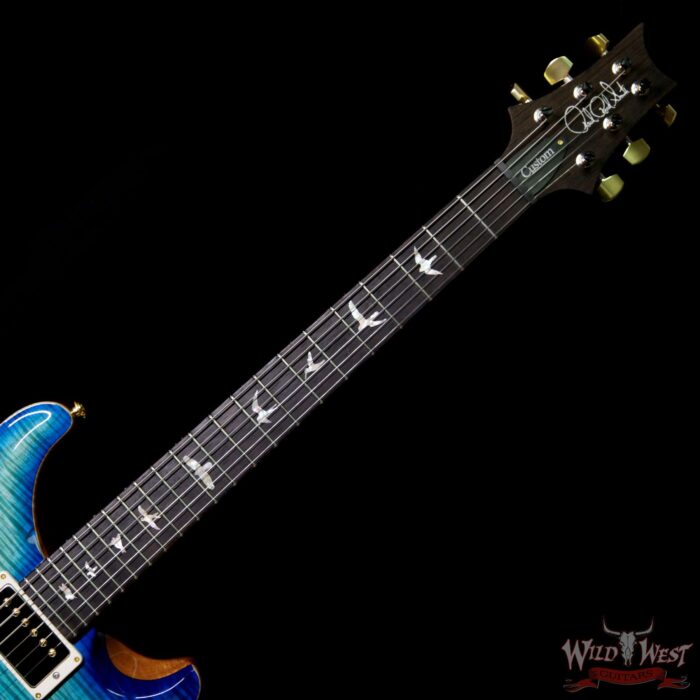 2018 Paul Reed Smith PRS Wood Library Artist Package Custom 22 Flame Maple Top Blue Fade - Image 8