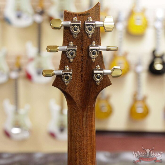 PRS Wood Library Artist Package Quilt Top Custom 24 Piezo P24 Brazilian Rosewood Board Faded Whale Blue - Image 9