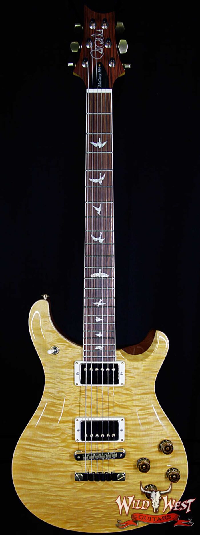 PRS Wood Library Artist Package McCarty 594 Quilt Top Flame Neck Cocobolo Fingerboard Honey - Image 1