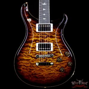 PRS Wood Library Artist Package McCarty 594 Quilt Maple Top Brazilian Rosewood Fretboard Black Gold Burst - Image 3
