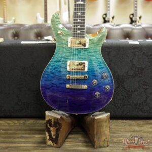 2018 PRS Wood Libaray Artist Package McCarty 594 Quilt Maple Top Ebony Board Fade Blue - Image 10