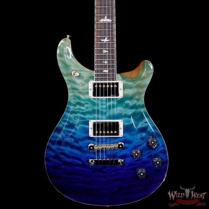 PRS Wood Library Artist Package McCarty 594 Quilt Maple Top Brazilian Rosewood Board Blue Fade - Image 3