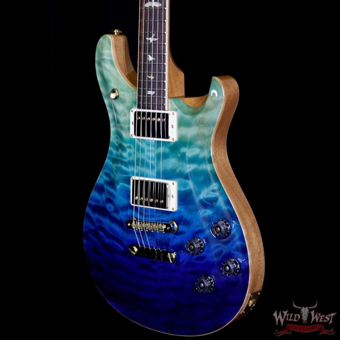 PRS Wood Library Artist Package McCarty 594 Quilt Maple Top Brazilian Rosewood Board Blue Fade - Image 2