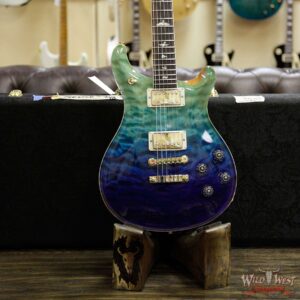 PRS Wood Library Artist Package McCarty 594 Quilt Maple Top Brazilian Rosewood Board Blue Fade - Image 12