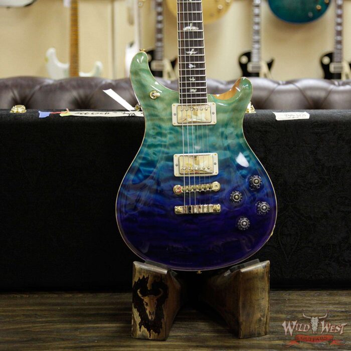 PRS Wood Library Artist Package McCarty 594 Quilt Maple Top Brazilian Rosewood Board Blue Fade - Image 12