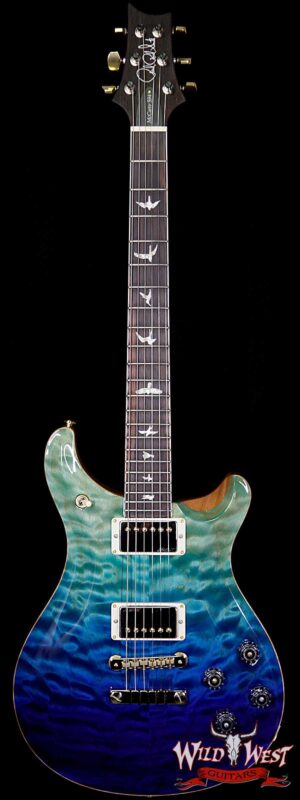 PRS Wood Library Artist Package McCarty 594 Quilt Maple Top Brazilian Rosewood Board Blue Fade