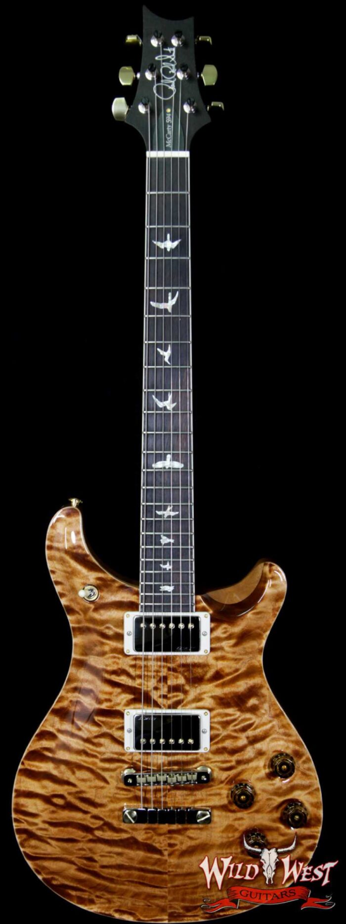 PRS Wood Library Artist Package McCarty 594 Quilt Maple Top Brazilian Rosewood Board Copperhead - Image 1