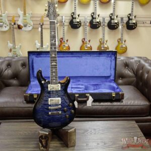 PRS Wood Library Artist Package McCarty 594 1-Piece Quilted Maple Top Brazilian Rosewood Fretboard River Blue Smokeburst - Image 12