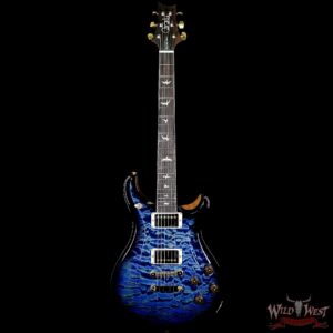 PRS Wood Library Artist Package McCarty 594 1-Piece Quilted Maple Top Brazilian Rosewood Fretboard River Blue Smokeburst - Image 5