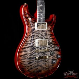 PRS Wood Library Artist Package McCarty 594 Quilt Maple Top Ebony Fretboard Charcoal Cherry Burst - Image 4