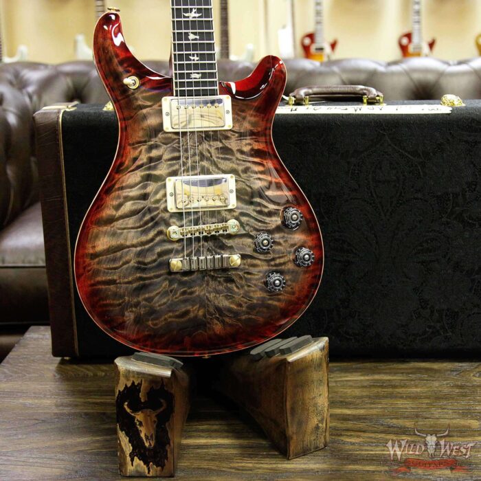 PRS Wood Library Artist Package McCarty 594 Quilt Maple Top Ebony Fretboard Charcoal Cherry Burst - Image 13