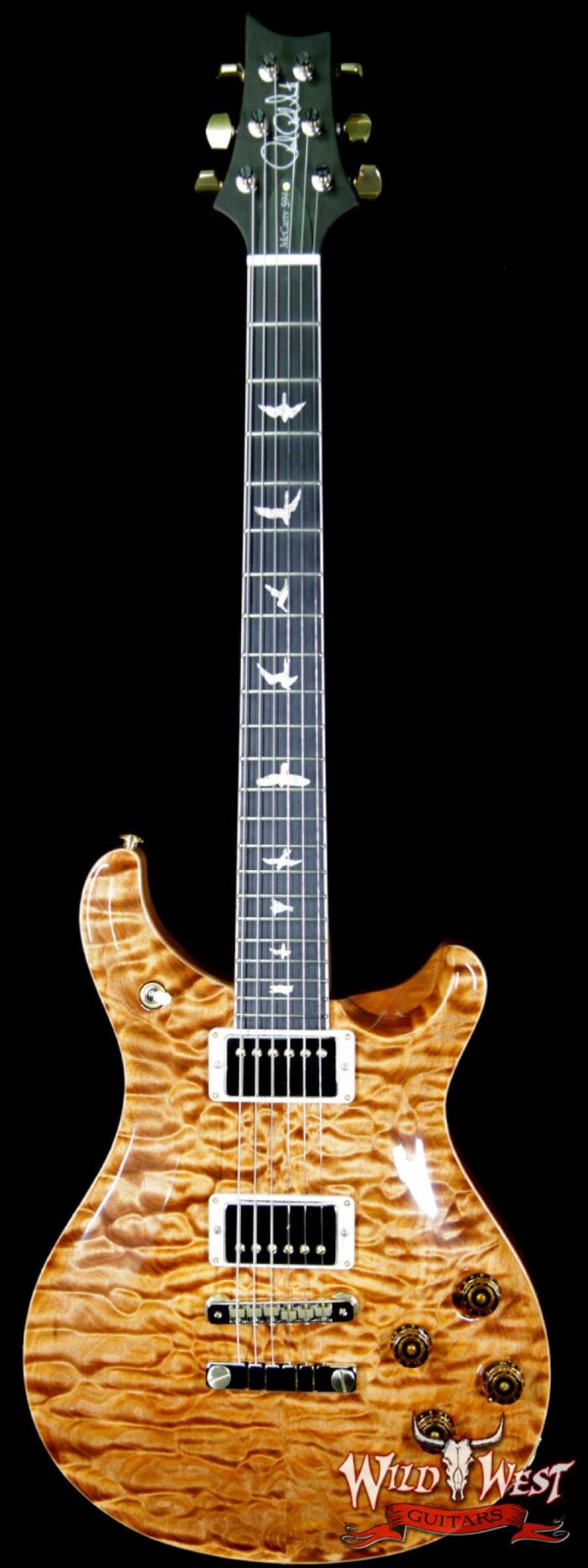 2018 Paul Redd Smith PRS Wood Library Artist Package McCarty 594 Quilt Maple Top Ebony Board Copperhead - Image 1
