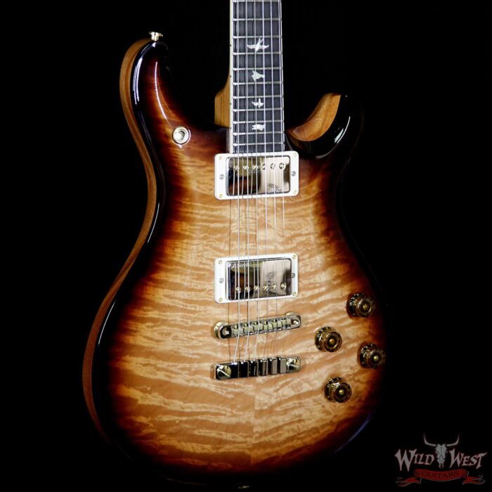 PRS Wood Library Artist Package McCarty 594 Quilt Maple Top Ebony Board Natural Smoke Burst - Image 4