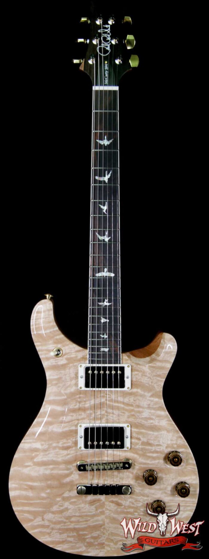 PRS Wood Library Artist Package McCarty 594 Quilt Maple Top Brazilian Rosewood Fretboard Natural - Image 1