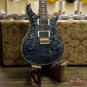 PRS Wood Library Artist Package Quilt Top Custom 24 Piezo P24 Brazilian Rosewood Board Faded Whale Blue - Image 12