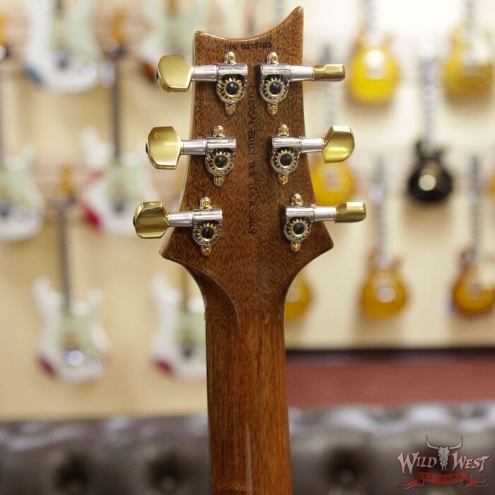PRS Wood Library Artist Package Quilt Top Custom 24 Piezo P24 Brazilian Rosewood Board Faded Whale Blue - Image 9