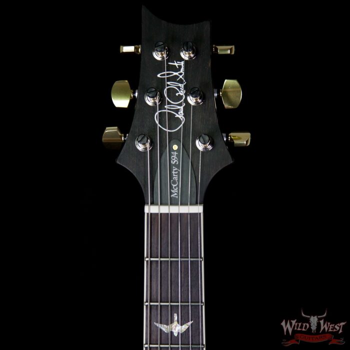 PRS Wood Library Artist Package McCarty Singlecut SC594 One Piece Quilt Top Ebony Fretboard Charcoal - Image 8