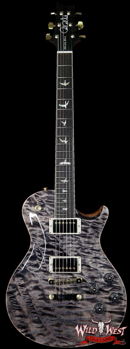 PRS Wood Library Artist Package McCarty Singlecut SC594 One Piece Quilt Top Ebony Fretboard Charcoal