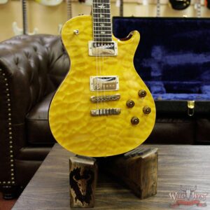 PRS Wood Library Artist Package McCarty Singlecut SC 594 Quilt Top Brazilian Rosewood Fretboard Honey - Image 13