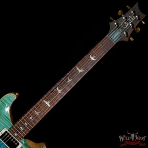 Paul Reed Smith Wood Library 10 Top Swamp Ash Custom 24 Roasted Maple Neck Cocobolo Board Blue Fade - Image 4