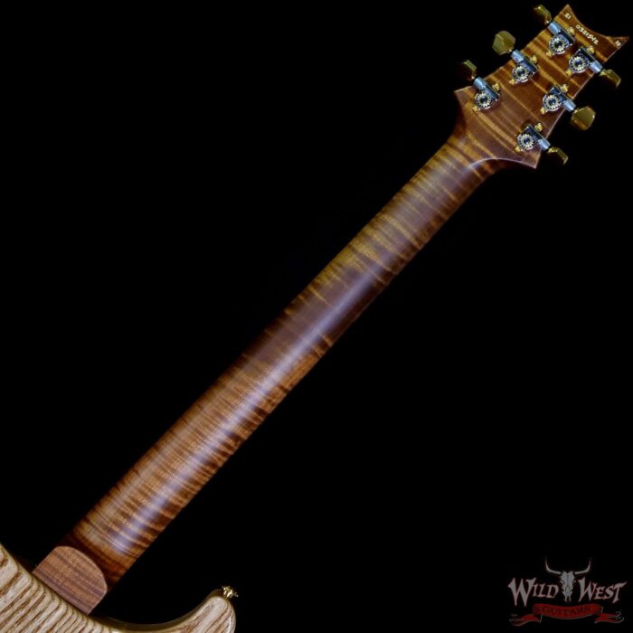 Paul Reed Smith Wood Library 10 Top Swamp Ash Custom 24 Roasted Maple Neck Cocobolo Board Blue Fade - Image 5