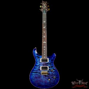 Paul Reed Smith Wood Library 10 Top Swamp Ash Custom 24 Roasted Maple Neck Cocobolo Board Violet Blue Burst - Image 3