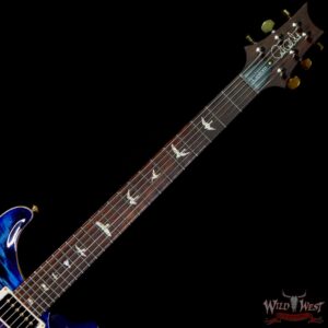 Paul Reed Smith Wood Library 10 Top Swamp Ash Custom 24 Roasted Maple Neck Cocobolo Board Violet Blue Burst - Image 4