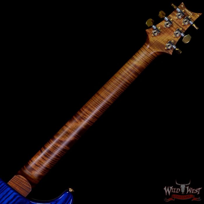 Paul Reed Smith Wood Library 10 Top Swamp Ash Custom 24 Roasted Maple Neck Cocobolo Board Violet Blue Burst - Image 5
