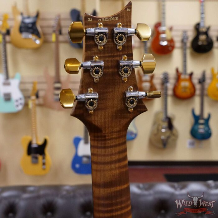 Paul Reed Smith Wood Library 10 Top Swamp Ash Custom 24 Roasted Maple Neck Cocobolo Board Violet Blue Burst - Image 10
