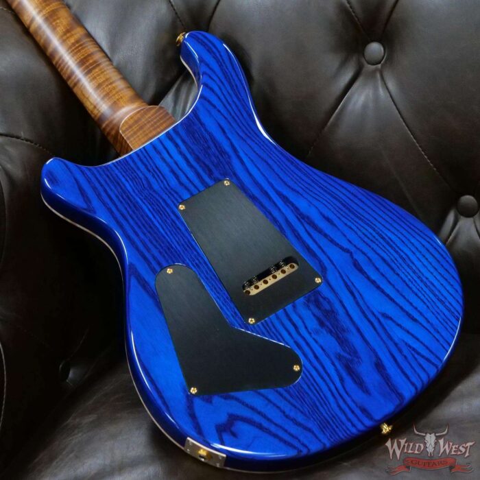 Paul Reed Smith Wood Library 10 Top Swamp Ash Custom 24 Roasted Maple Neck Cocobolo Board Violet Blue Burst - Image 11