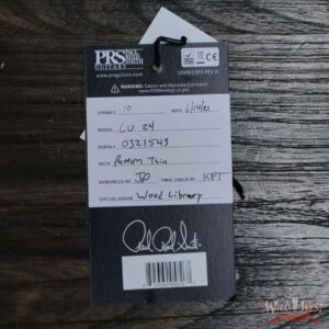 Paul Reed Smith Wood Library 10 Top Swamp Ash Custom 24 Roasted Maple Neck Cocobolo Board Violet Blue Burst - Image 12