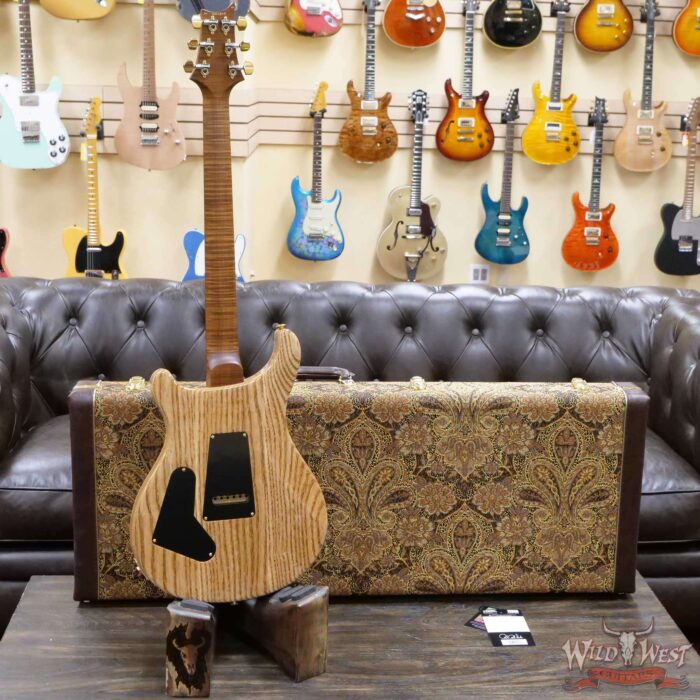Paul Reed Smith Wood Library 10 Top Swamp Ash Custom 24 Roasted Maple Neck Cocobolo Board Gray Black Fade - Image 9
