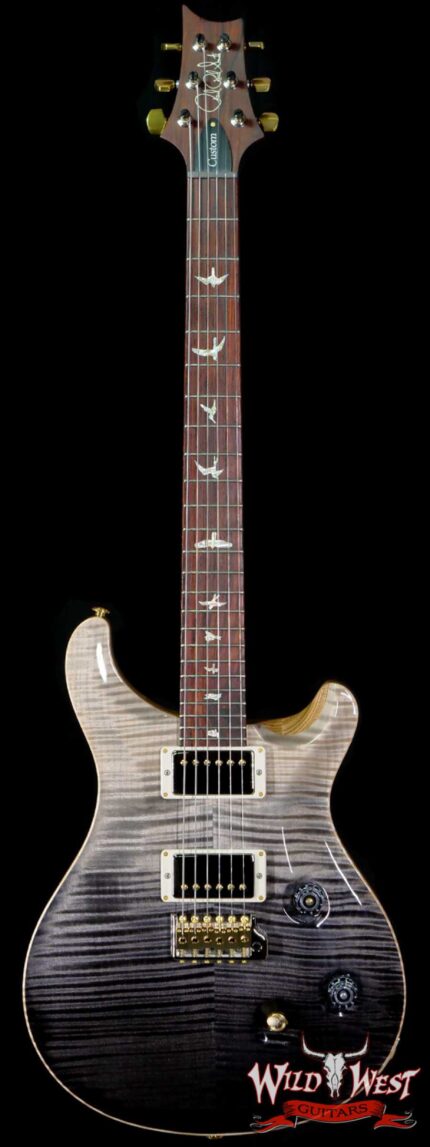 Paul Reed Smith Wood Library 10 Top Swamp Ash Custom 24 Roasted Maple Neck Cocobolo Board Gray Black Fade