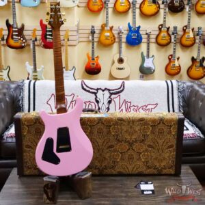 Paul Reed Smith Wood Library 10 Top Custom 24-08 Roasted Flame Maple Neck Brazilian Rosewood Board Bonnie Pink - Image 9