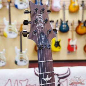Paul Reed Smith PRS Wood Library 10 Top Custom 24 Floyd Rose Brazilian Rosewood Fingerboard Flame Maple Neck Charcoal Purple Burst - Image 7