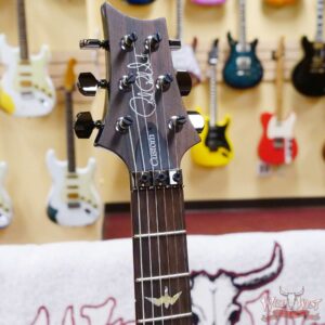 Paul Reed Smith PRS Wood Library 10 Top Custom 24 Floyd Rose Brazilian Rosewood Fingerboard Stained Flame Maple Neck Charcoal Purple Smokeburst - Image 7
