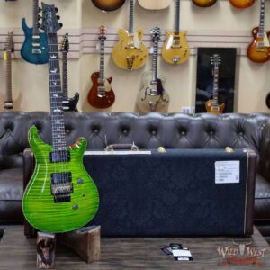 PRS Wood Library 10 Top Custom 24 Floyd Rose Ebony Fingerboard AAA Flame Maple Neck Eriza Verde - Image 6